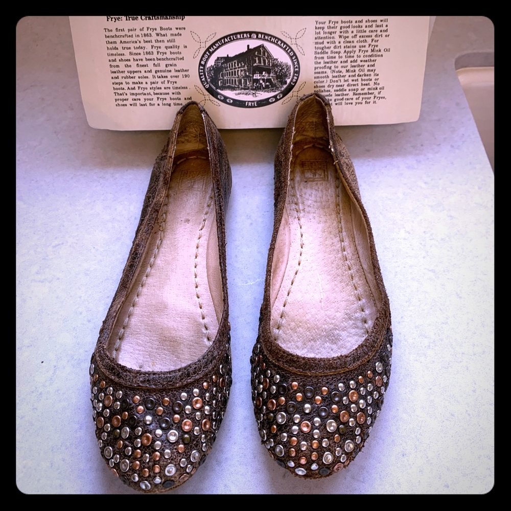 Nordstrom Carson Studded Ballet Flats by Frye